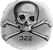 The Picture of the emblem of Skull and Bones